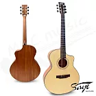 SAYT 41吋 雲杉木面板 JC桶身 民謠吉他 贈琴袋+3配件組 (S-10JC)