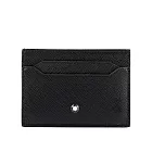 MONT BLANC Sartorial 匠心系列防刮牛皮5卡名片/卡片夾 (黑色)