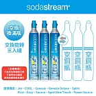 【Sodastream-交換鋼瓶】CO2交換旋轉鋼瓶425g-3入組(您須有3支空鋼瓶 僅適用旋轉機種)