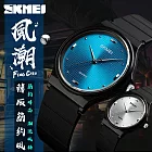 【SKMEI】韓版簡約風時尚石英錶(防水手錶 石英錶 交換禮物 手錶 考試手錶 簡約手錶/1421) 銀色(1421SI)