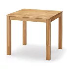【MUJI 無印良品】節眼木製餐桌/附抽屜/橡木/寬80CM