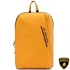 【Automobili Lamborghini】限量2折 義大利頂級後背包 全新專櫃展示品(黃色 LBZA00382T)