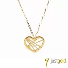 【Just Gold 鎮金店】心愛戀 黃金項鍊(網路限定)