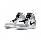Air Jordan 1 Mid Light Smoke Grey 煙灰 黑勾 高筒鞋 554724-092 US7 煙灰