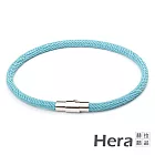 【Hera 赫拉】韓版潮流簡約運動男女編織磁扣手鍊/手繩-4色 淺藍