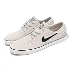 Nike 滑板鞋 SB Zoom Janoski OG+ 男鞋 女鞋 米白 黑 麂皮 運動鞋 休閒鞋 FD6757-100