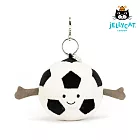 英國 JELLYCAT 鑰匙圈/吊飾 Amuseables Sports Football Bag Charm 趣味英式足球