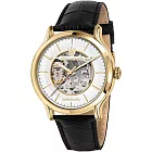 MASERATI 瑪莎拉蒂 Epoca 新紀元 系列 R8821118011 夜光 機械 皮革 腕錶(防水100米 42mm)  白金色