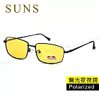 【SUNS】Polarized抗UV夜視偏光太陽眼鏡 方框偏光墨鏡 S245 夜間增加安全性 防眩光/抗UV400