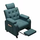 【好氣氛家居】多段調節科技布沙發椅/躺椅 藍色
