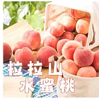 *預購 黑貓嚴選【桃園拉拉山】水蜜桃(8粒/2台斤8兩/盒)x2盒 6/17~6/25
