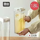 【日本霜山】日本製方形免開蓋自動出水冷水壺-1.8L