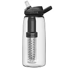 【美國 CamelBak】1000ml LifeStraw濾心 eddy+多水吸管水瓶RENEW- 晶透白