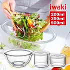 【iwaki】日本品牌耐熱玻璃微波烘焙三入組(原廠總代理)