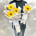 【Floral M】盛夏最好祝福向日葵香水花小型（贈送5ml香氛油及提袋）