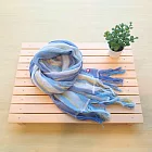 日本今治典雅絲滑圍巾 -  露草藍