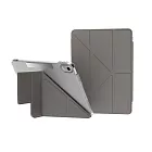 SwitchEasy Origami Nude 全方位支架透明背蓋保護套 2022 iPad10th 10.9’ 灰色
