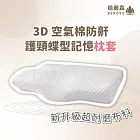 Beroso倍麗森3D空氣棉防鼾護頸紓壓蝶型記憶枕套