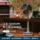 日本KOIZUMI｜12吋復古電風扇(藍白款) KLF-G285