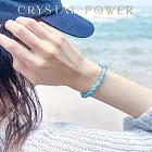 【Crystal Power】藍方解石能量水晶手鍊 M 藍色