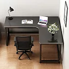 【居家cheaper】大空間L型轉角電競桌 轉角桌 電腦桌 工作桌 書桌 L型電腦桌 轉角電腦桌 辦公桌 黑色