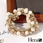 【HERA 赫拉】炫彩珊瑚礁珍珠水鑽髮圈 H112121903 髮圈HRE11