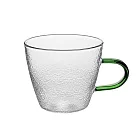 【Glass King】台灣現貨/GK-315/錘紋玻璃杯/錘紋表面/茶杯/水杯/品茶杯/玻璃茶具 綠色