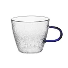 【Glass King】台灣現貨/GK-315/錘紋玻璃杯/錘紋表面/茶杯/水杯/品茶杯/玻璃茶具 藍色
