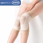 【ZEAMO】日本蠶絲舒適透氣防滑護膝 一雙入/護具/腿套/膝蓋防護 M