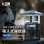 【巧福】吸入式捕蚊器 IPX4防潑水 首創誘餌+黏蚊紙 (無腳架) UC-700