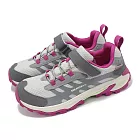 Merrell 戶外鞋 Moab Speed 2 Low AC WP 大童 女鞋 灰紫 防水鞋面 抓地 運動鞋 MK167912 21cm GREY/BERRY/MINT