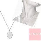 CINCO 葡萄牙精品 Gone rouge necklace 925純銀硬幣項鍊 簡約珍珠母貝款