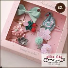 【akiko kids】日本公主系列造型兒童髮夾8件組禮盒 -E款