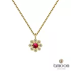 amoon 韓情脈脈系列  紅顏 K金鑽石項鍊