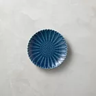 石丸波佐見燒 - 八重菊小盤 - 四款任選  - 靛藍 - 12.5 cm