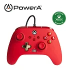 【PowerA】XBOX 官方授權 增強款有線遊戲手把 - 多色任選 紅色