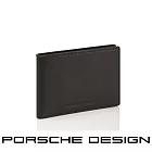 【Porsche Design 保時捷】限量3折 德國頂級小牛皮10卡皮夾 全新專櫃展示品 (黑色 OSO9901)