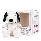 BON TON TOYS Snoopy史努比ECO燈芯絨盒裝填充玩偶-奶油 27cm