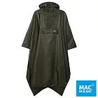 【MAC IN A SAC】中性款輕巧袋著走快穿成人斗篷式雨衣MNS041- 墨綠