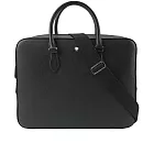 MONT BLANC Sartorial 匠心系列中型二用公事包 (黑色)