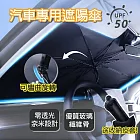 【APEX】汽車前擋玻璃 專用銀膠防曬遮陽傘 (車用前擋遮陽傘/車用隔熱傘/車用防曬傘/車用 降溫/抗UV/ 防紫外線傘) 銀黑