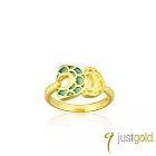 【Just Gold 鎮金店】幻彩龍麟 黃金戒指(華麗版)港圍 11 黃金