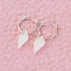 Pura Vida ELLE HOOP EARRINGS 白色貝殼圈型耳環 無 白色貝殼