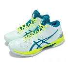 Asics 籃球鞋 GELHoop V16 S 男鞋 藍 綠 輕量 回彈 運動鞋 亞瑟士 1063A102400