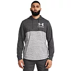 Under Armour 男 Rival Terry 撞色連帽長袖套頭衫-1383103-025 2XL 灰色