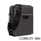 【Cerruti 1881】限量2折 義大利頂級側背包肩背包 全新專櫃展示品 (黑色 CEBO06806P)