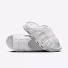 Nike Air More Uptempo Slide [FD9883-101] 男 涼拖鞋 經典 大AIR 氣墊 全白