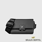 【BRAUN BUFFEL 德國小金牛】台灣總代理 巴雷特 腰胸包-黑色/BF546-06-BK