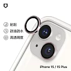 犀牛盾 iPhone 15 / 15 Plus 9H鏡頭玻璃保護貼(防爆保護)(2片/組) - 粉