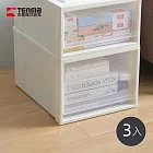 【日本天馬】Femine 40面寬單層抽屜收納箱-高30CM-3入